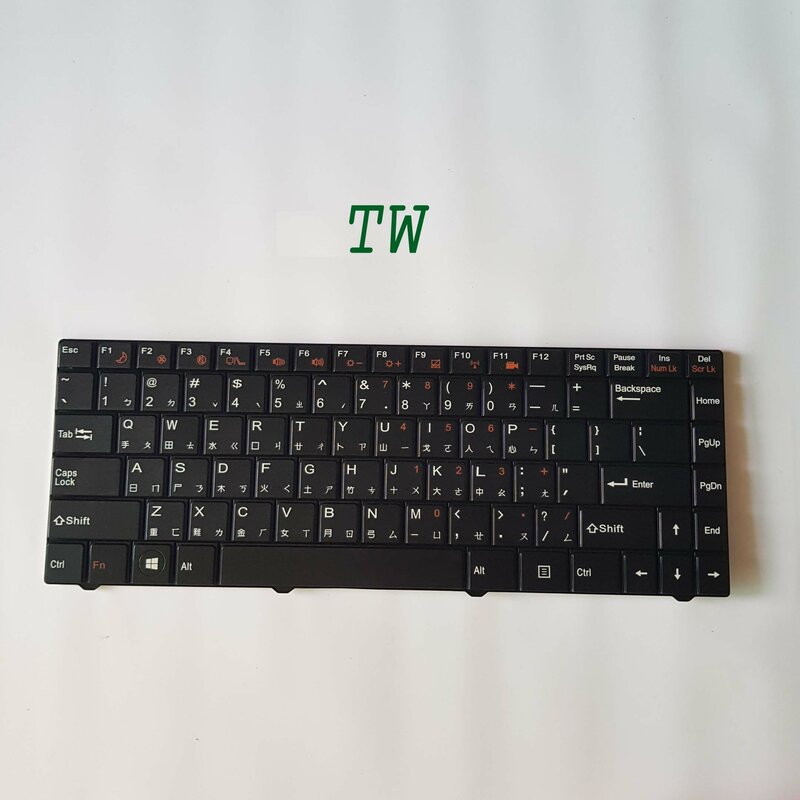 Традиционная китайская Клавиатура для ноутбука TW US International для ECS MB40, черная клавиатура TW стандарта США