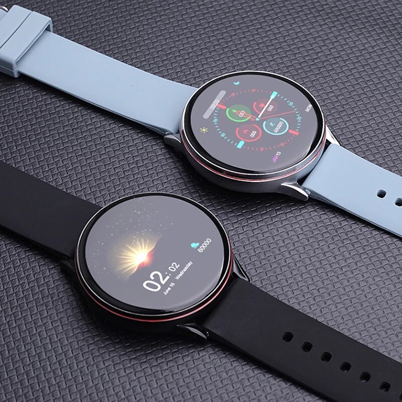 LIGE 풀 터치 스크린 남성 스마트 시계 스포츠 휘트니스 시계 심박수 혈압 방수 Smartwatch For android IOS + Box