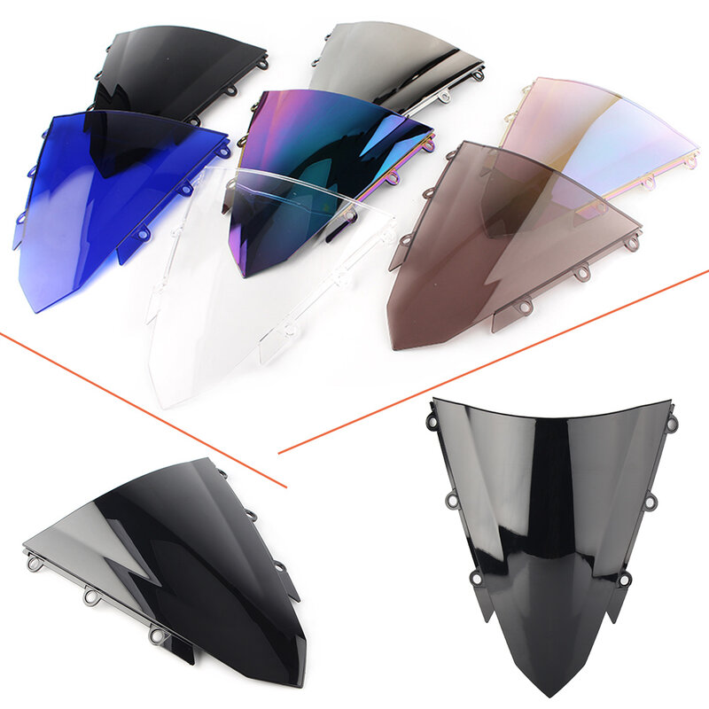 CBR 500R Motorcycle Windshield Windscreen Double Bubble ABS For Honda CBR500R 2016 2017 2018