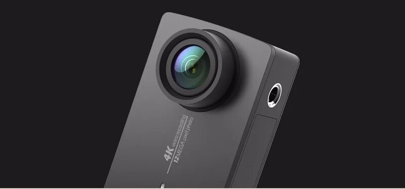 [HK Stock][Version internationale officielle] Xiaoyi YI 4K caméra d'action 2.19 pouces Ambarella A9SE75 taille 65x42x21mm