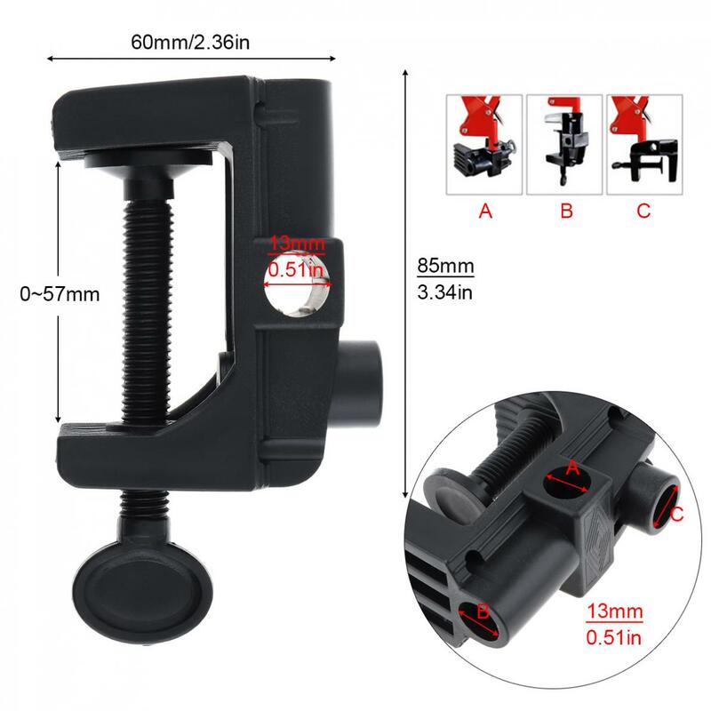 Universal Bracket Clamp Accessorie DIY Fixed Clip Fittings Screw Light Mounting Camera Holder for Microphone Desk Lamp Broadcast