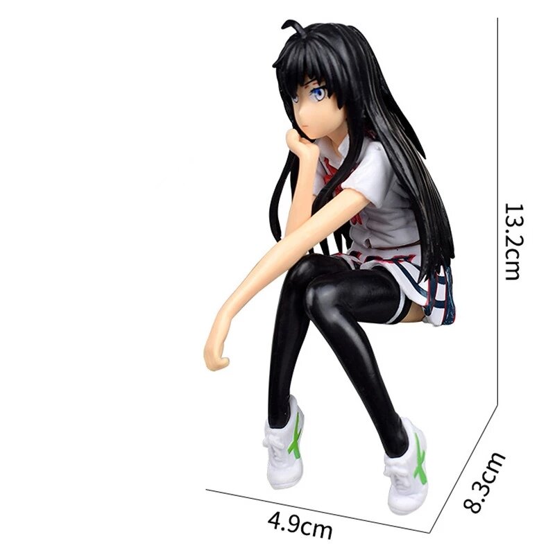 New 13CM Funny Japan Anime Yukino Action Figure Toys My Teen Romantic Comedy SNAFU PVC Toy Collection Hot Toys