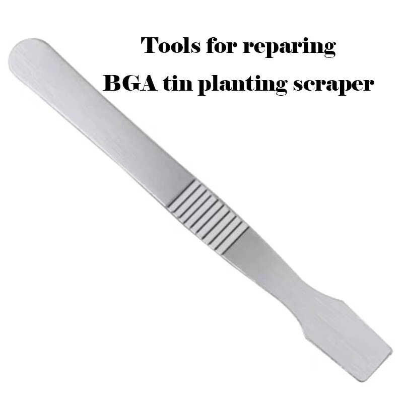 5Pcs/Set Memory Tin 120mm Knife Scraper Metal Solder Paste Scraping Knife Pry Open  Repair Mobile Phone Electric Hand Tools