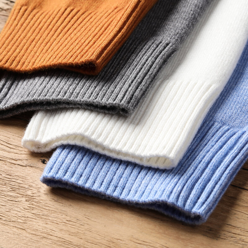 2023 новый осенне-зимний мужской теплый свитер высокого качества, Модный повседневный удобный пуловер, толстый свитер, мужской бренд