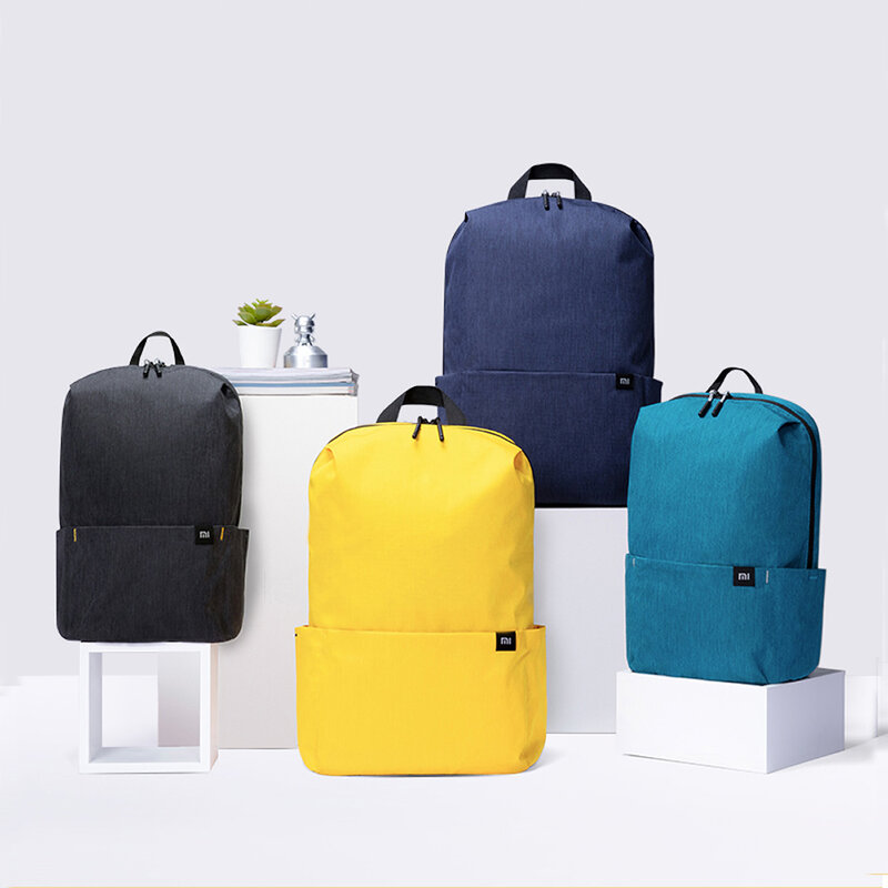Рюкзак Xiaomi 20 л для мужчин и женщин, оригинальный маленький ранец, спортивная сумка для ноутбука 15,6 дюйма, повседневная школьная сумка, Прямая поставка