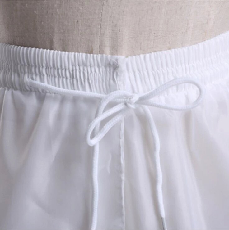 Nieuwe 3 Ringen Petticoat Voor Trouwjurk Elastische Band Veters Up Kan Verstelbare Accessoires
