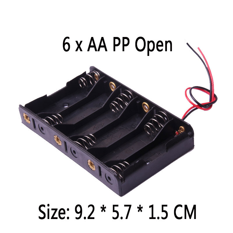 1/2/3/4/5/6/8/10 seção sobre a 5ª tampa do compartimento da bateria selada baterias aa instaladas caso aberto