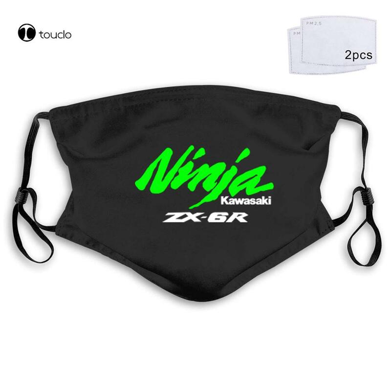 Giappone moto Ninja Zx6R Motorsports Logo Zx 6R 2019 disegni maschera per il viso filtro tasca panno riutilizzabile lavabile