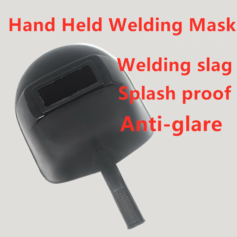 Hand Held Welding Mask Protective Welding Cap Plastic Mask Welding Mask (with lens)
