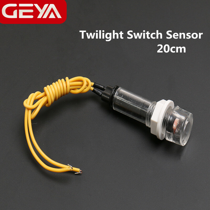 Sensor fotoelétrico do temporizador do sensor do interruptor do crepúsculo de geya