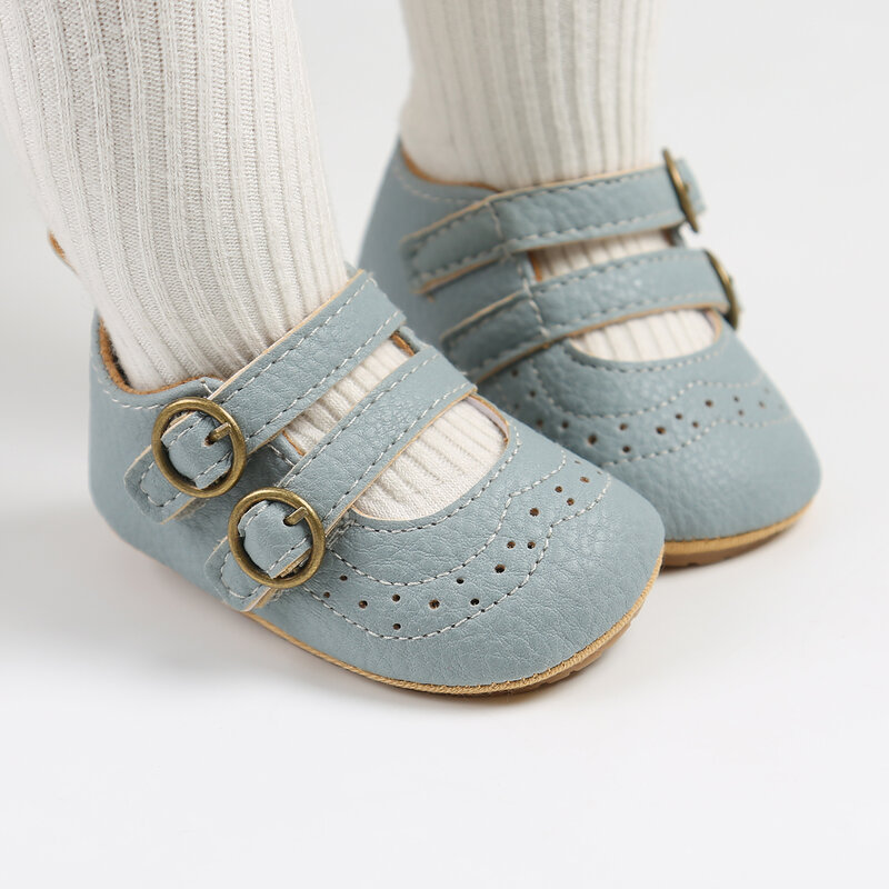 Chaussures de princesse vintage pour bébé, souliers pour enfant, nouveau-né, premiers pas, doux, antidérapant, à la mode, 2023