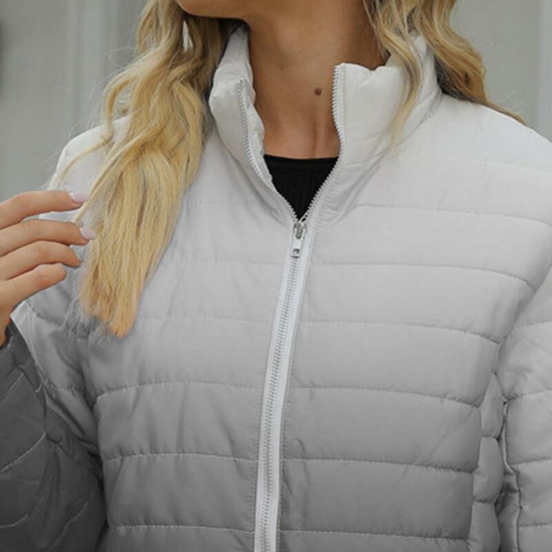 Gradient jacket 2021 nowa ciepła casualowa kurtka colorblock obszerna kurtka damska płaszcze i kurtki damskie