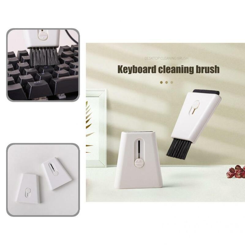 Brosse de nettoyage pour ordinateur portable, résistant à l'humidité, Design ergonomique utile, robuste, 2 en 1 pour les taches