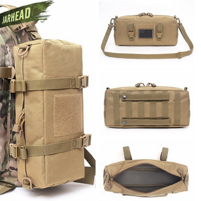 Bolsa médica táctica Molle, bolsa de almacenamiento de accesorios para deportes al aire libre, senderismo, Camping, cintura, militar, de hombro
