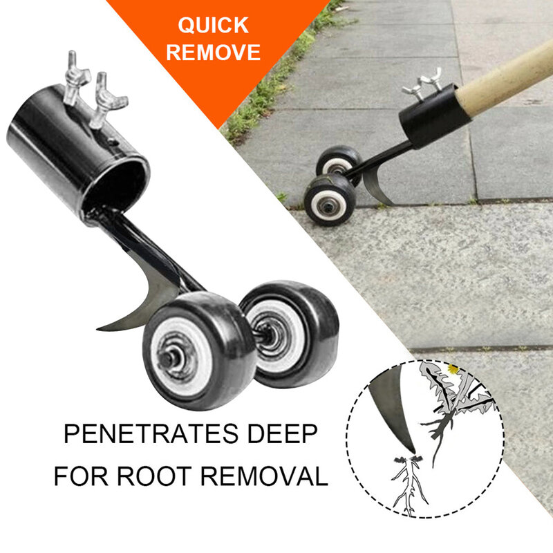 Trawa przycinanie Mini Weeder chwasty Snatcher narzędzia ogrodnicze instrukcja rolnictwo Root Remover nie Bend Backyard Outdoor Cutter Edger