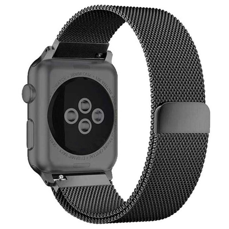 Ремешок для часов, Миланская петля, ремешок для наручных часов Apple Watch 1/2/3, 42 мм, 38 мм, версия браслет Нержавеющая сталь для наручных часов iwatch ...
