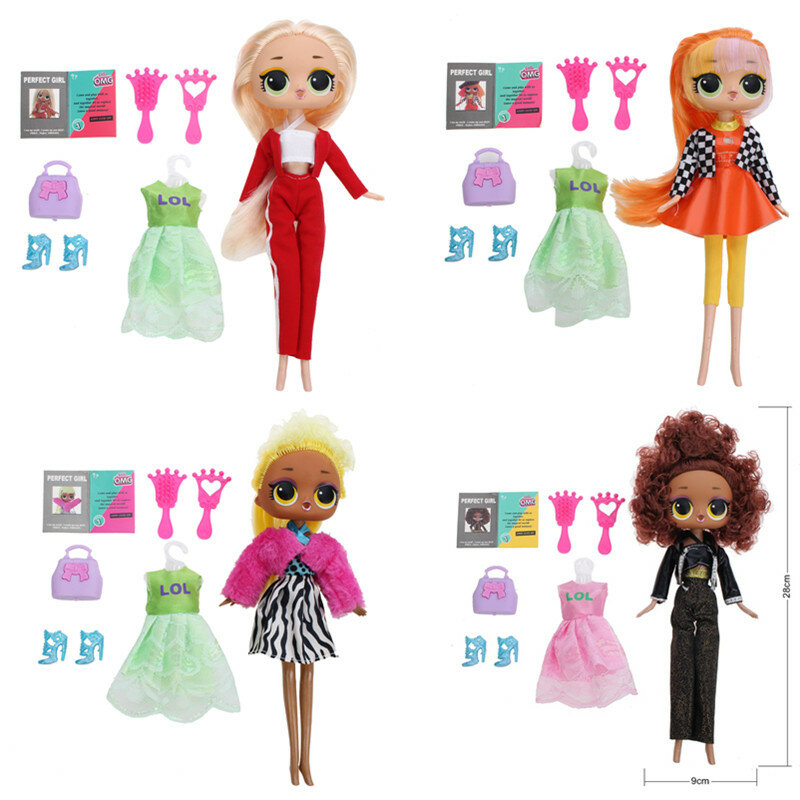 L O L ¡Sorpresa! Invierno Disco 24K D J Muñeca de moda y juguete de hermana niña mezcla aleatoriamente 9 sorpresas lol muñecas juguetes para regalo de niña