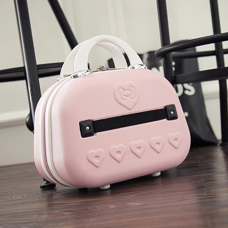 14Inch Hello Kitty Cosmetische Case Box Makeup Case Bag Organizer Cartoon Hellokitty Reizen Koffer Bagage Opbergtas