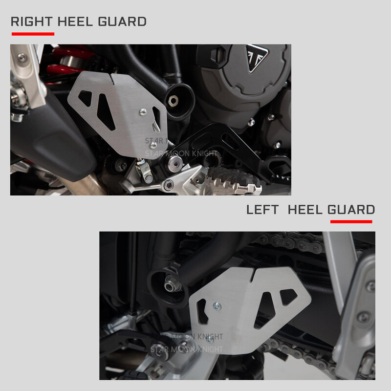 Left And Right Heel Guards protector Guard Rear Foot Brake Lever Pedal Shifter Cover For Tiger 900 GT PRO RALLY For TIGER900