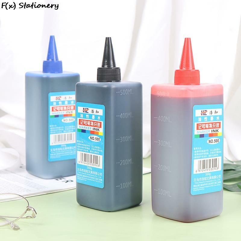 Bolígrafo de aceite de Graffiti seco permanente, marcador para agregar tinta, papelería suave y fácil de usar, 500ml