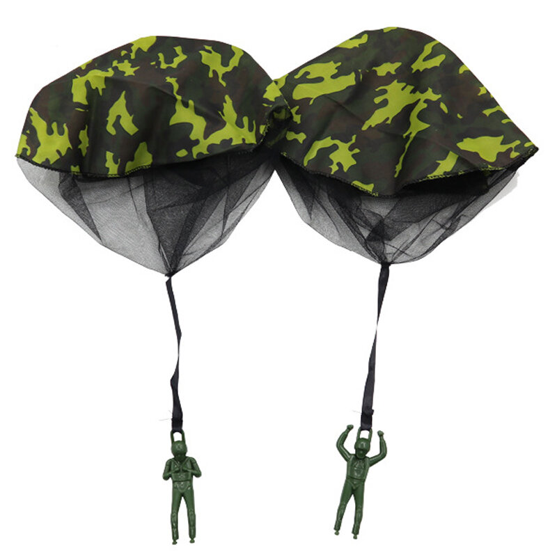 Brinquedos de jogo de paraquedas de soldado, de mão mini ao ar livre, educacional das crianças jardim de infância