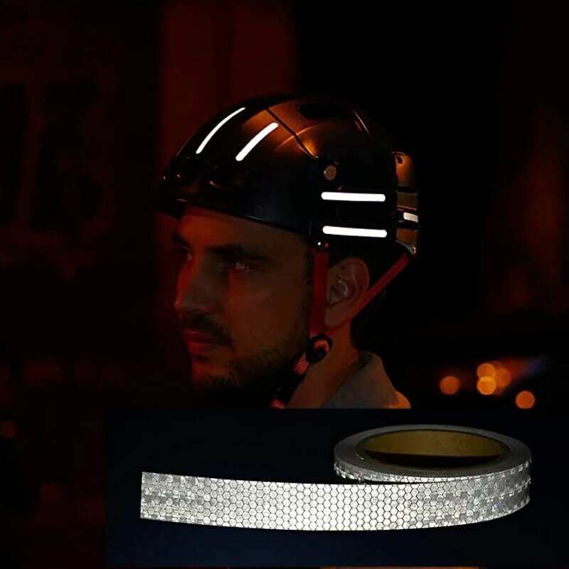 Safety Reflective Stickers for Bicycle, Warning Tape, Conspicuity Tape, Film Strip, Acessórios de bicicleta