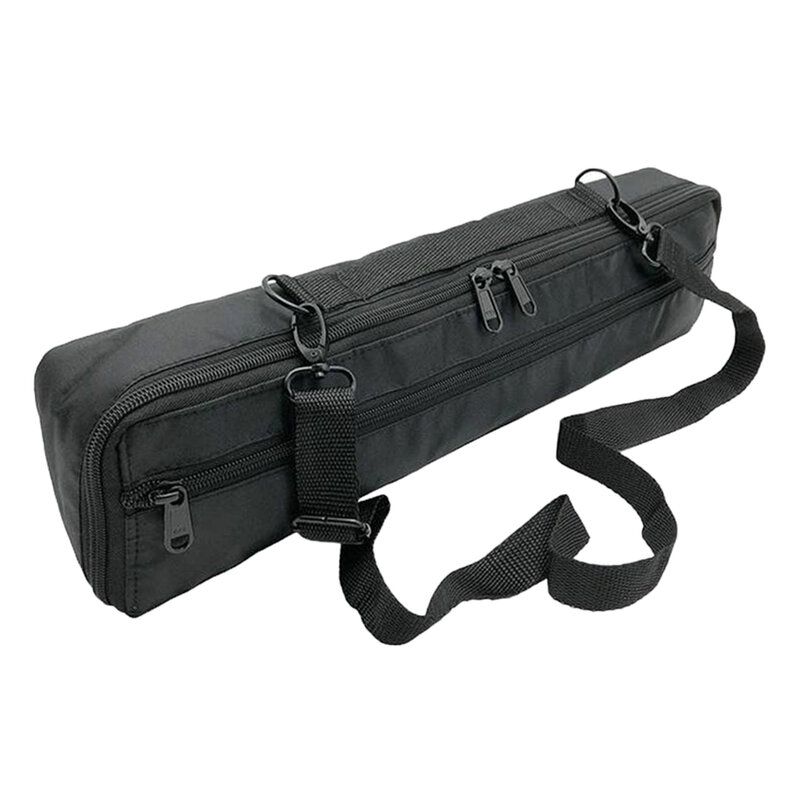 Portable 16 Lubang Flute Case Penutup Tas Empuk dengan Tali Bahu Aksesori