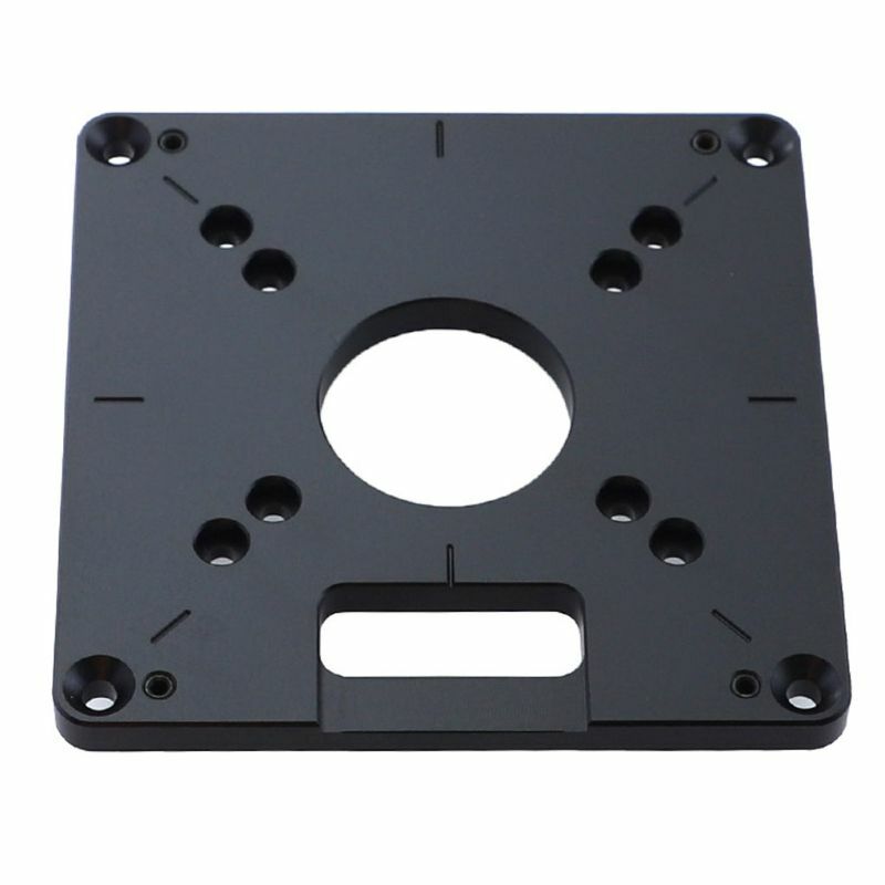 New Universal RT0700C Aluminum Router Table Insert Plate Trimming Machine Flip Board