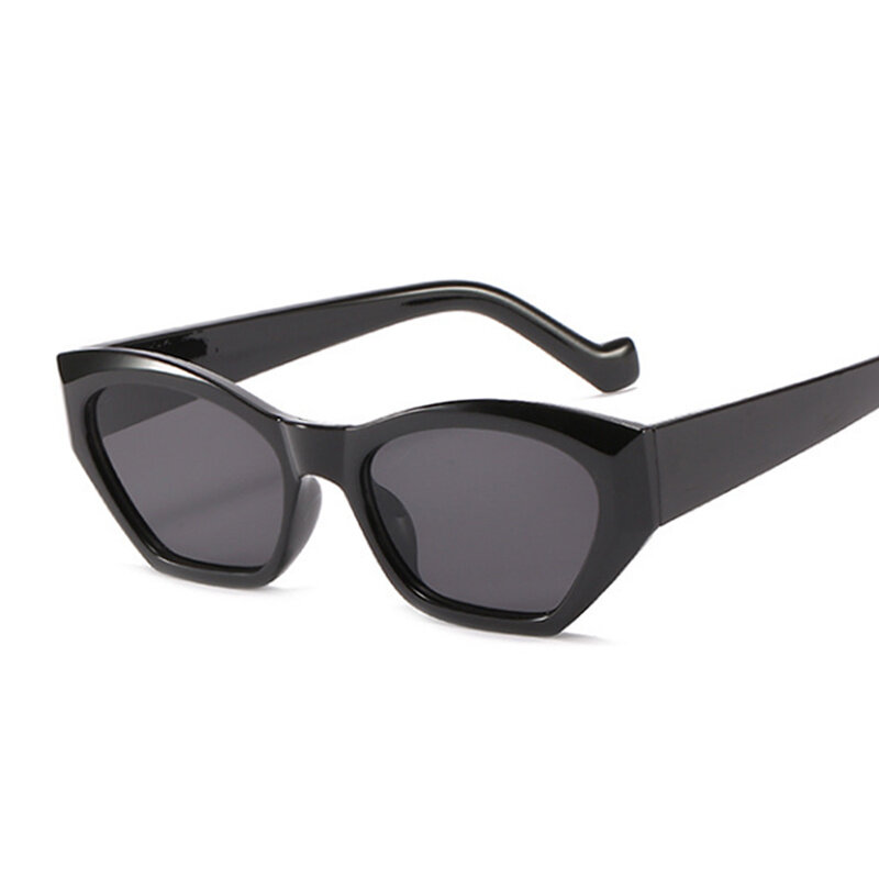 Óculos de sol Cat Eye para mulheres, design pequeno, marca, cores doces, gradiente, moda feminina