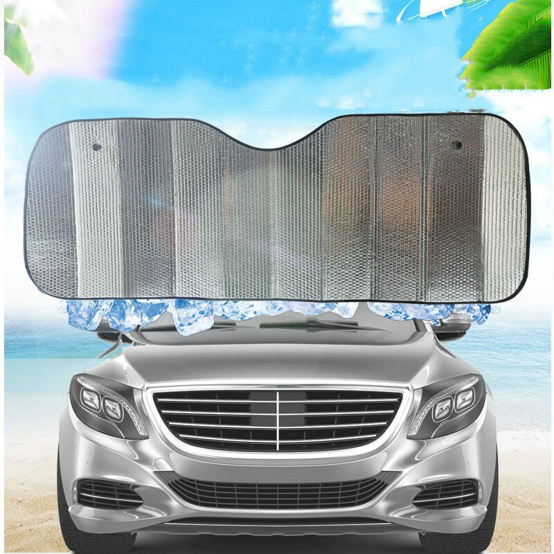 Luckybobi Автомобильный солнцезащитный чехол для лобового стекла автомобиля, солнцезащитный козырек от снега, водонепроницаемый защитный чехол для лобового стекла автомобиля