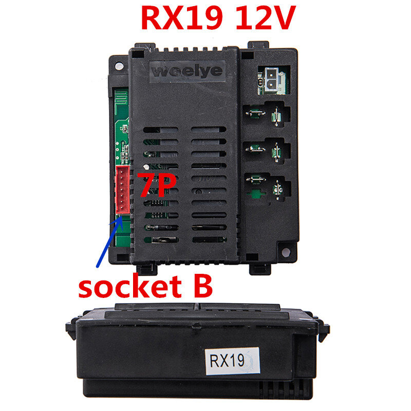 Wellye RX19 Điện Ô Tô Đồ Chơi Điều Khiển Từ Xa Bluetooth, Điều Khiển Trơn Bắt Đầu Chức Năng Bluetooth 2.4G Transmitt