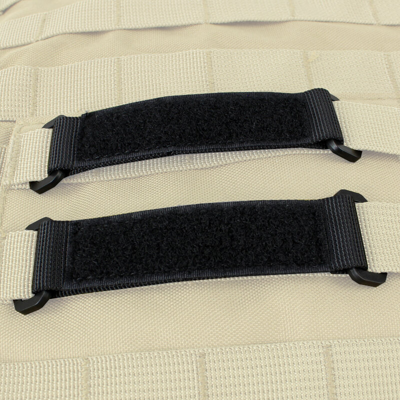 2pcs Tactical Molle Adaptor for Molle Pals Webbing Tactical ID Patches Display Adapter for Tactical Vest