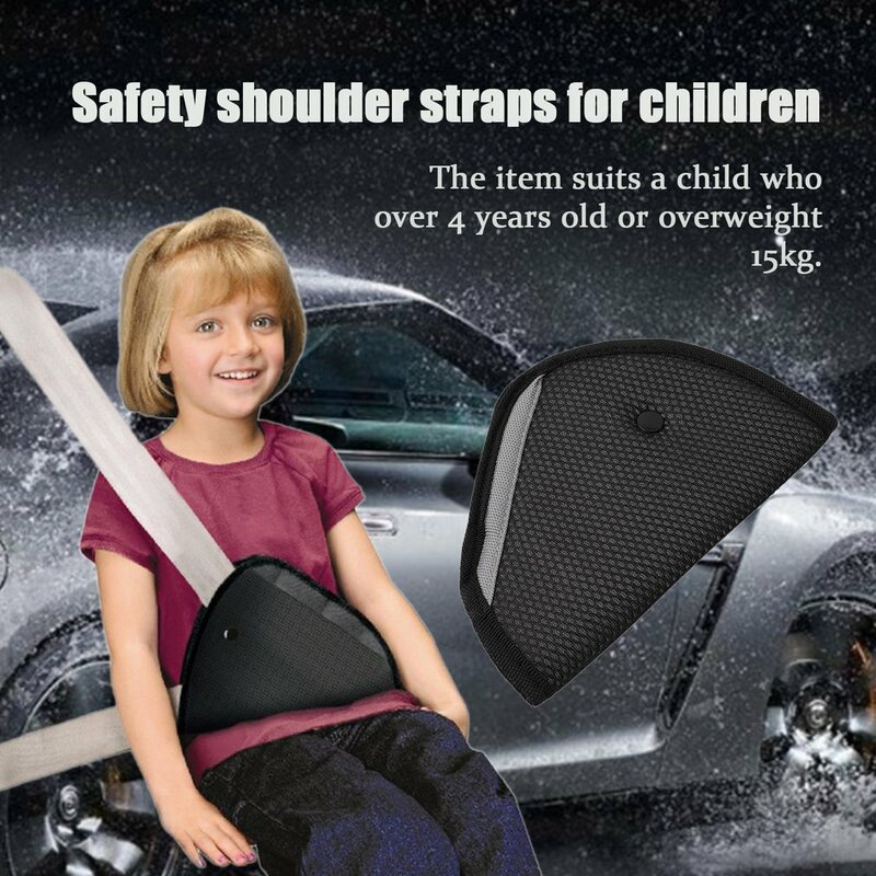 Ajusteur de ceinture de sécurité de voiture pour enfants Pro 8 couleurs, dispositif de réglage de la ceinture de sécurité de voiture, dispositif de protection pour bébé et enfant, positionneur respirant
