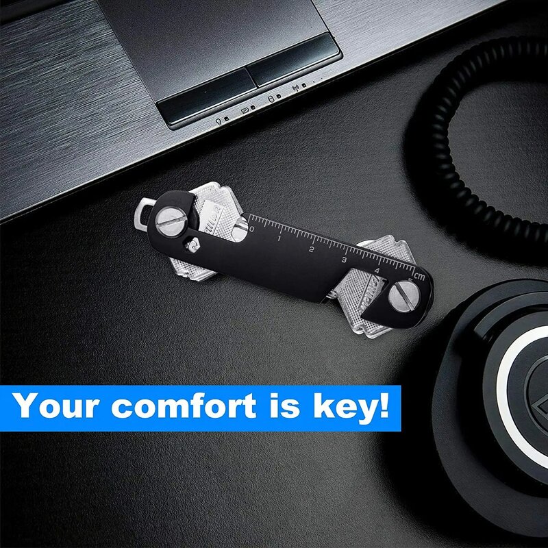 Men Fashion Keychain Holder for Car Keys Business Brand Quality Keys Wallet Compact Key Smart Organizers