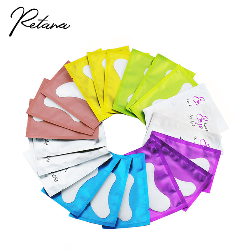 20/50/100 Pairs Eye Pad Eyelash Pad Gel Patch Patch Grafted Under The Eyelashes For False Eyelash Extension Paper Sticker Makeup