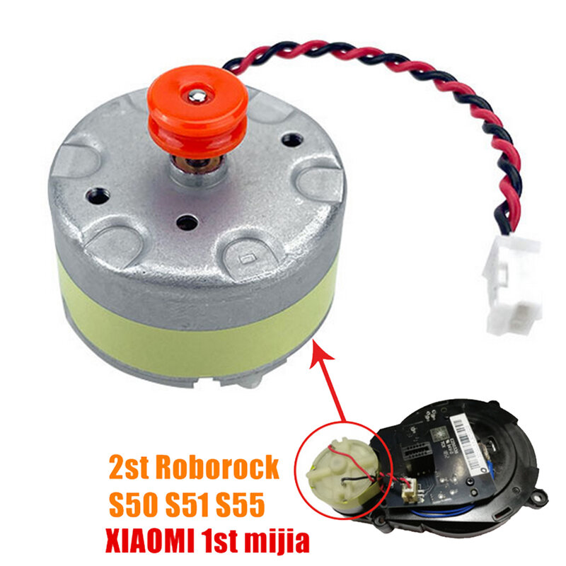XIAOMI-محرك نقل التروس للمكنسة الكهربائية Roborock Roborock ، قطع غيار للمكنسة الكهربائية الروبوتية S50 S51 S55 ، مستشعر المسافة بالليزر LDS