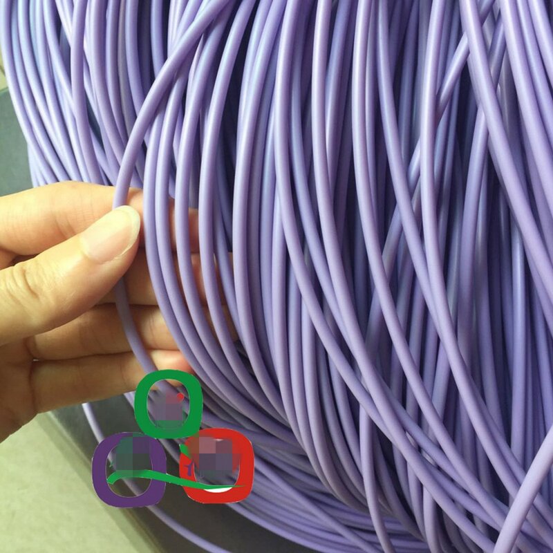 500G 3.5 Mm Diameter Solide Ronde Synthetische Rotan Weven Materiaal Plastic Rotan Voor Knit En Reparatie Stoel Mand Etc