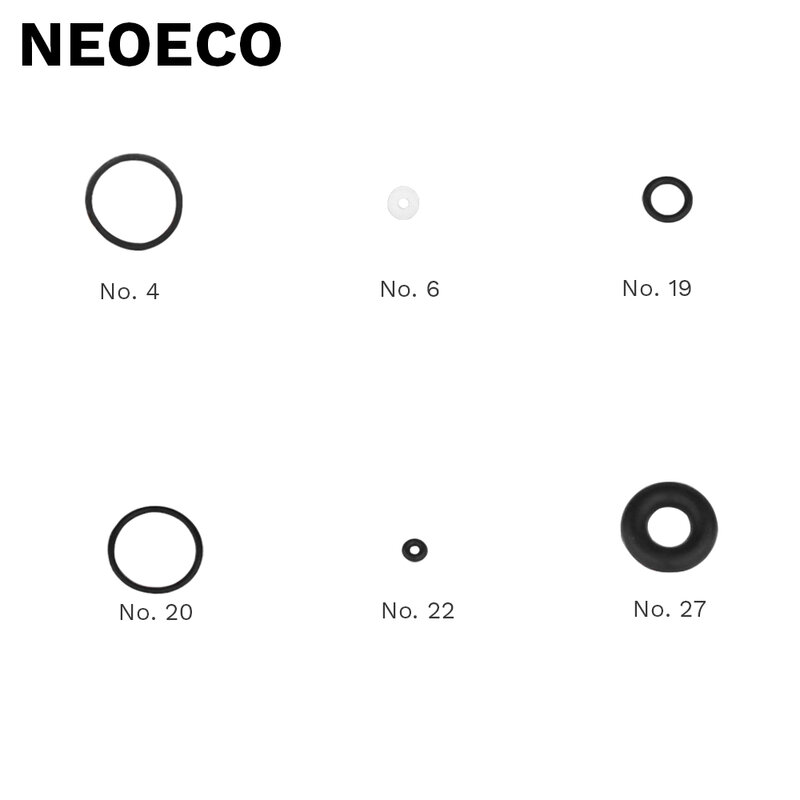 5ピース/パックシールリングoリングNCT-130シリーズエアブラシバックアップ用neoeco NCT-130 NCT-131 NCT-190エアブラシ