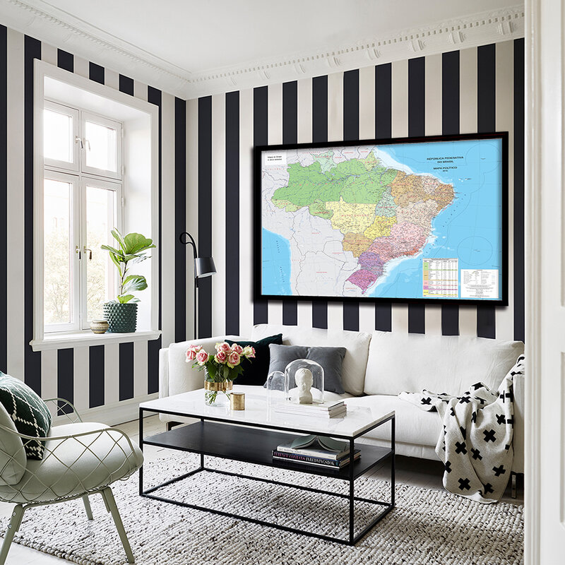 ملصق حائط برتغالي ، 225 × 150 سم ، قماش غير منسوج ، ديكور منزلي ، غرفة معيشة ، لوازم مدرسية