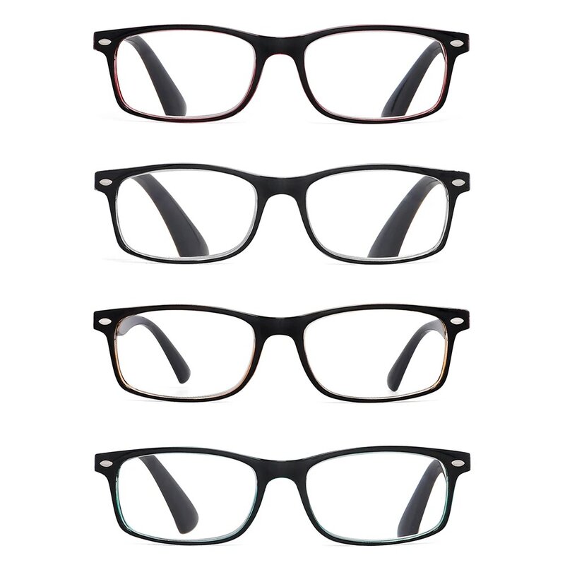 JM-gafas de lectura para mujer, lentes de lectura con bisagra de resorte Rectangular Vintage, lupa para presbicia, dioptrías