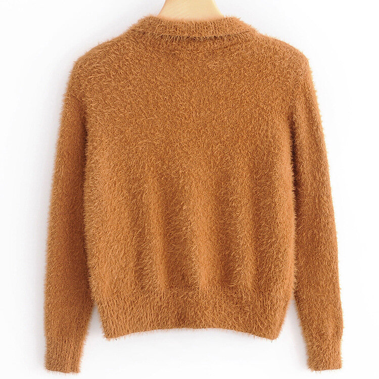 Mrmt 2024 brandneue wemon Pullover Langarmhemd für weibliche Rundhals-Strick pullover