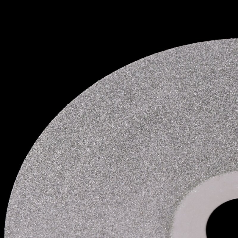 Disco de polimento lapidário de 4 ", 100mm 80-2000 # revestido de diamante, roda plana, envio direto
