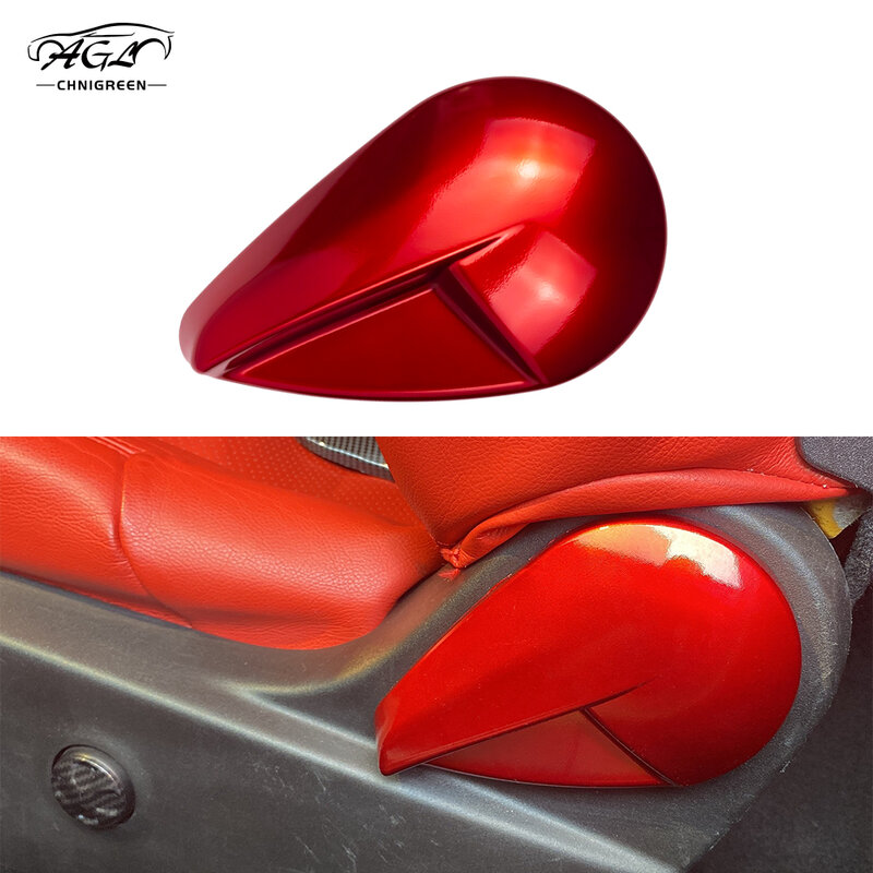 Чехол для ручки автомобиля Dodge Challenger 2015-2020, красный или углеродный цвет, 2 шт.