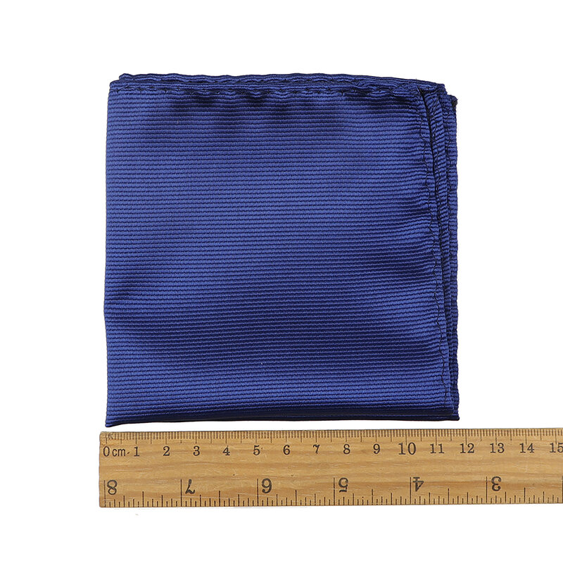 Pañuelo cuadrado de bolsillo para hombre, pañuelo de poliéster de alta calidad, accesorios de traje de negocios, moda Vintage, Color sólido