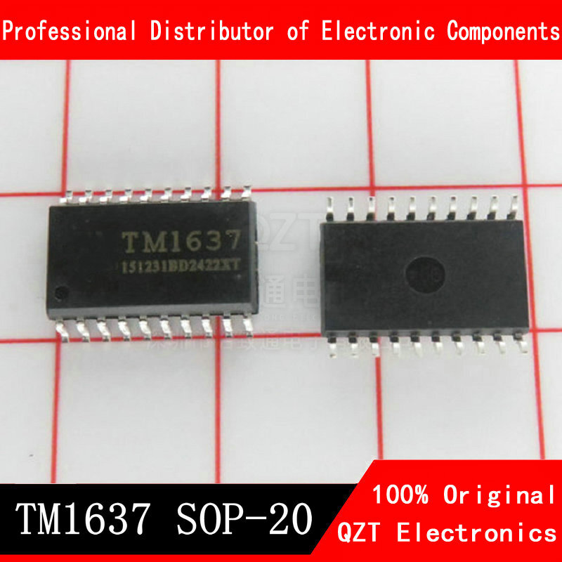 10 개/몫 TM1637 SOP-20 신규 및 기존 IC
