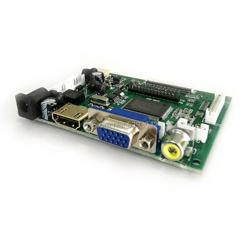 Fit LQ154K1LA1C/LQ154K1LB1B/LQ141K1LB1C VGA AV 1280*800 DIY LCD Matrix Monitor ควบคุมไดรฟ์1CCFL LVDS 30 Pin