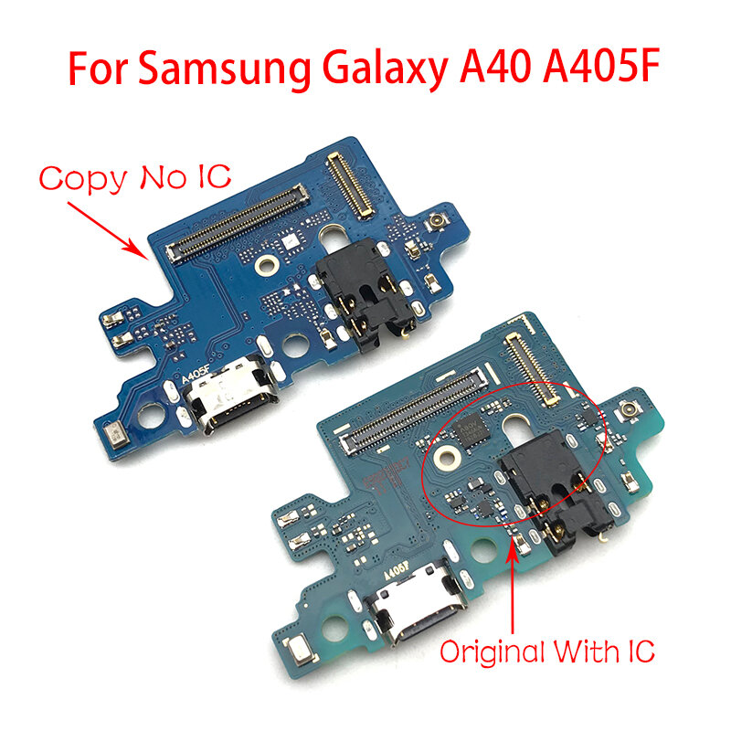 Для Samsung Galaxy A405F A40 A405 с микрофоном