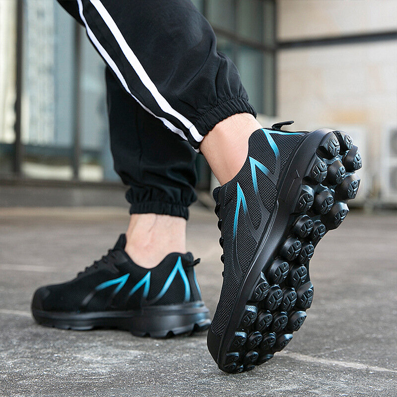 XIZOU-zapatos de acero para el aire libre para hombre, antigolpes calzado de trabajo, antiestático, antideslizante, de seguridad para construcción, envío gratis