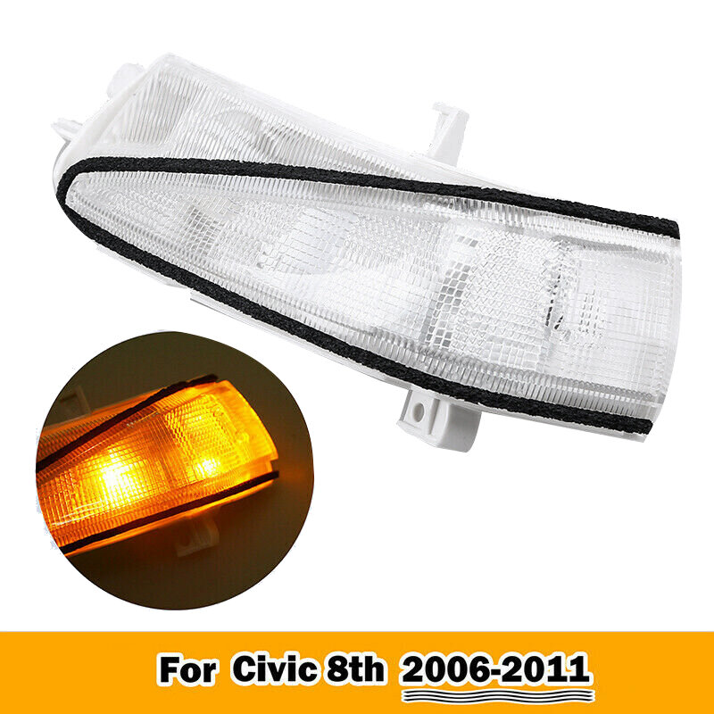 Pasangan Lampu Kaca Spion Lampu Indikator Sinyal Belok untuk Honda Civic FA1 FD1 FD2 2006-2011 34350-SNB-013 34300-SNB-013