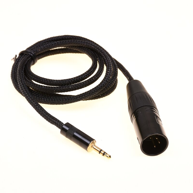 GAGACOCC 1m nero 5N OCC Cooper cavo 1/8 3.5mm maschio a 4 pin XLR maschio 4 pin XLR cavo bilanciato cavo di prolunga adattatore Audio